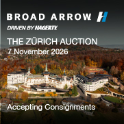 Broad Arrow  Zurich Auction 7th November 2026 180 