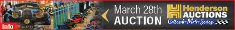 Henderson Auctions | Collector Motor Series Auction 468 x 60 (Live Client)