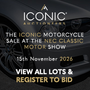  Iconic Motorcycle Sale November 2026 180 (Live Client)