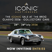 Iconic Auctioneers Collectors Cars 25 July 2026 180 x 180 (Live Client)