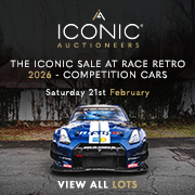  The Iconic Sale at Race Retro 2026 - Competition Cars 180 x 80  (Live Client)