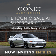 The Iconic Sale at Supercar Fest Saturday 16th May 2026 180 x 180 (Live Client)