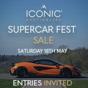 Iconic Auctioneers | Supercar Fest Sale | 18th May 2024 SQ